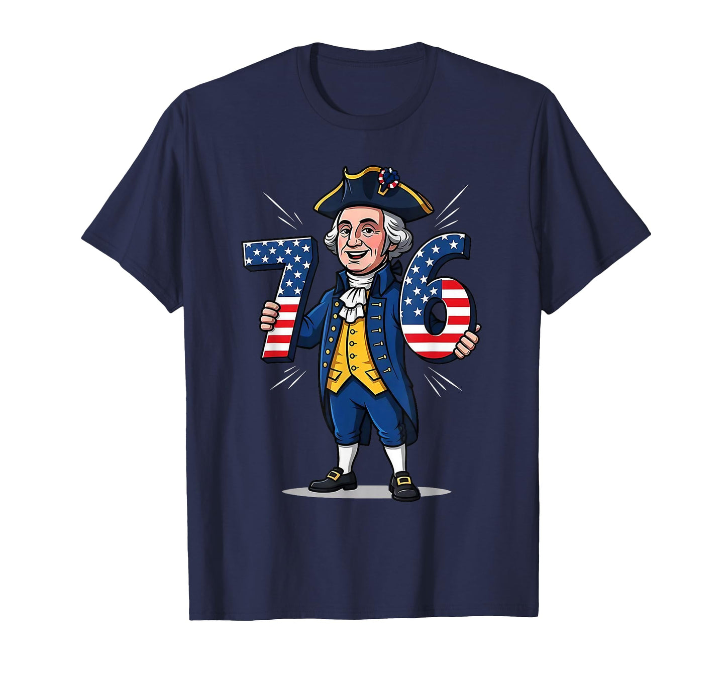 6-7 7-6 George Washington Shirt Six Seven American Design T-Shirt