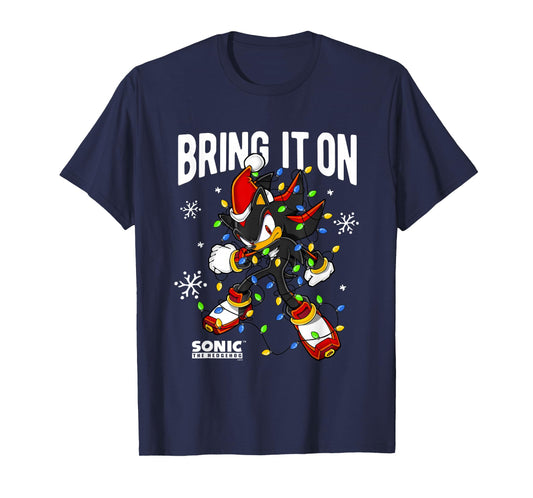 Sonic The Hedgehog Christmas Bring It On Tangled Shadow T-Shirt