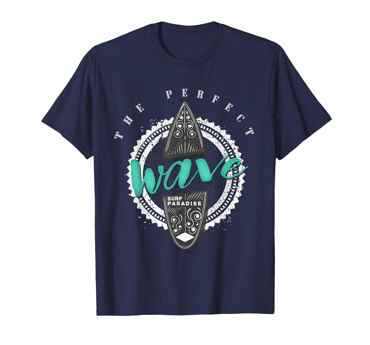 Surfing Perfect Wave Surf Paradise Funny Surfer Gift T-Shirt