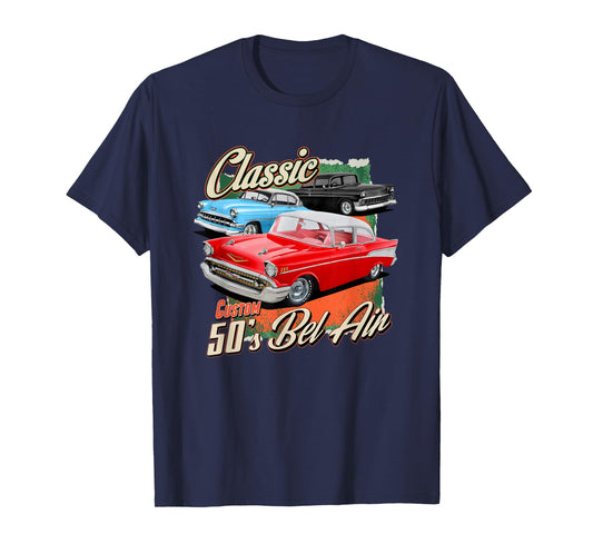50s bel air vintage classic car 1953 1955 1956 1957 57 55 T-Shirt