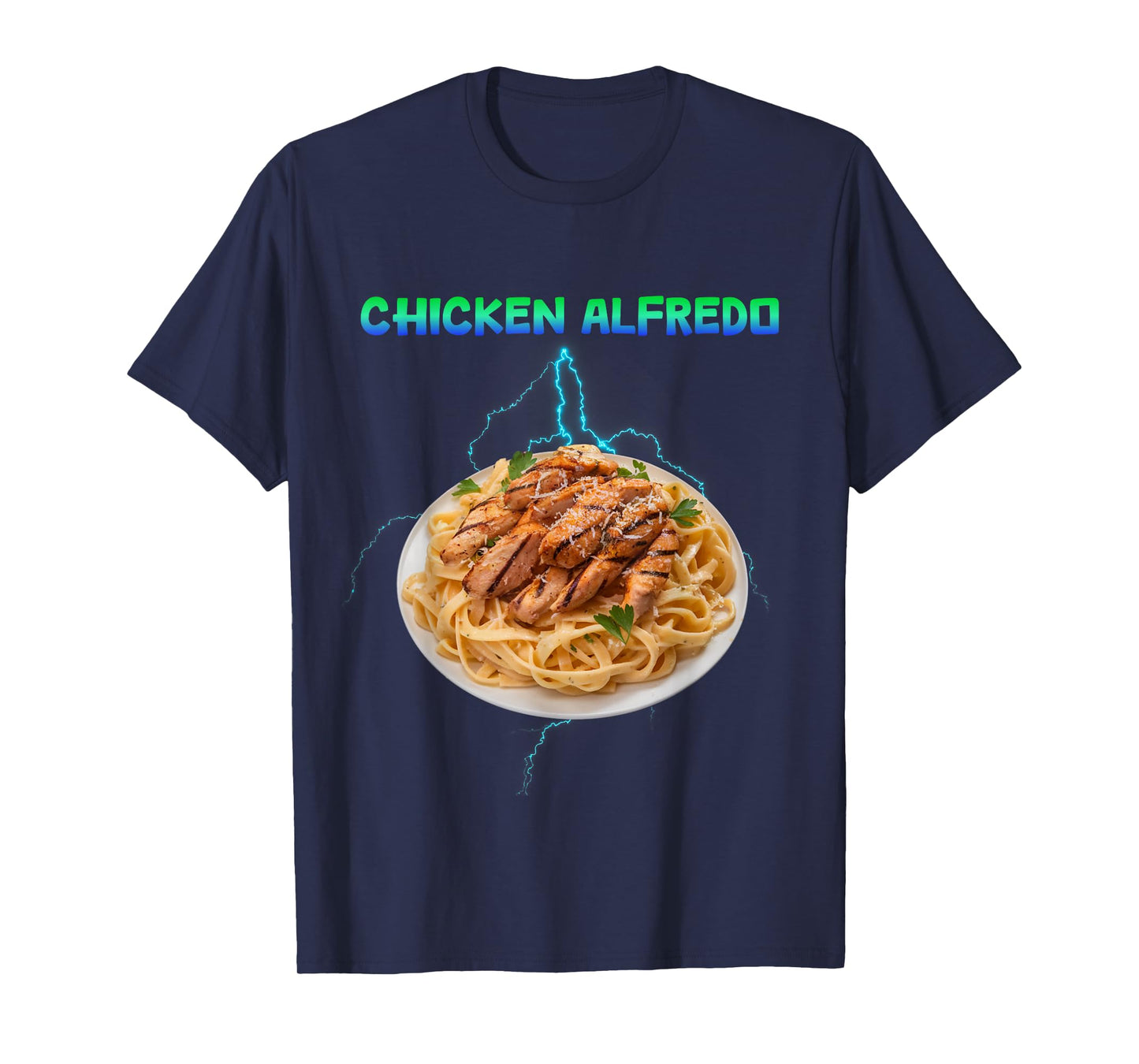 Chicken Alfredo Meme Bootleg Rap Style 90s Vintage Funny T-Shirt