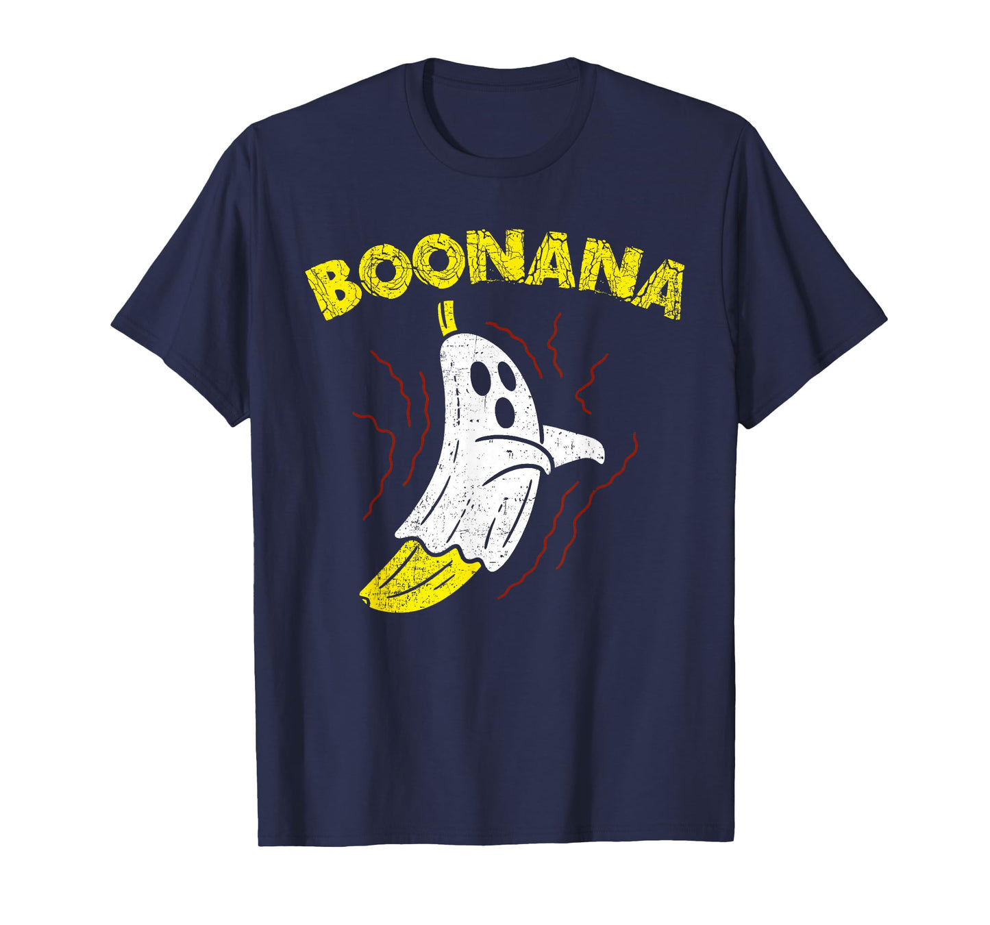 Boonana Cute Ghost Banana Halloween Costume Men Women Kids T-Shirt