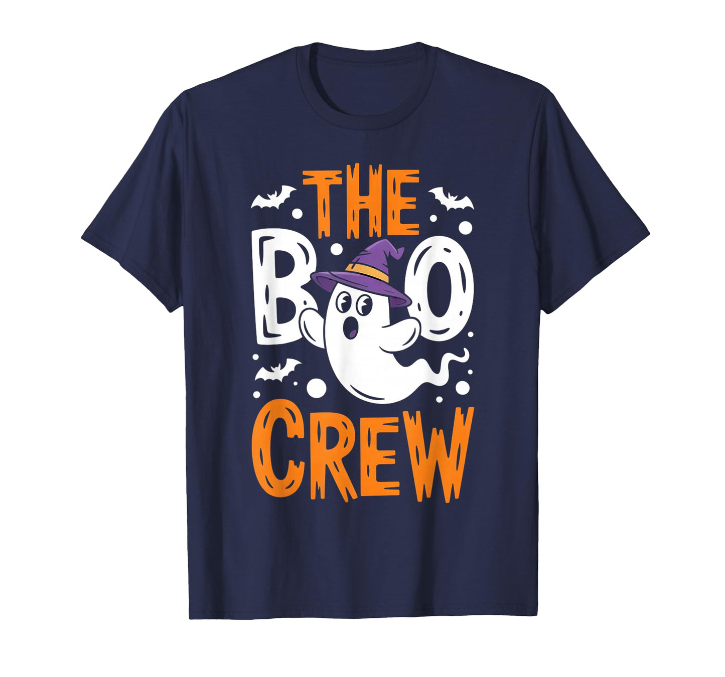 Halloween Ghost The Boo Crew Costume Matching Women Gifts T-Shirt