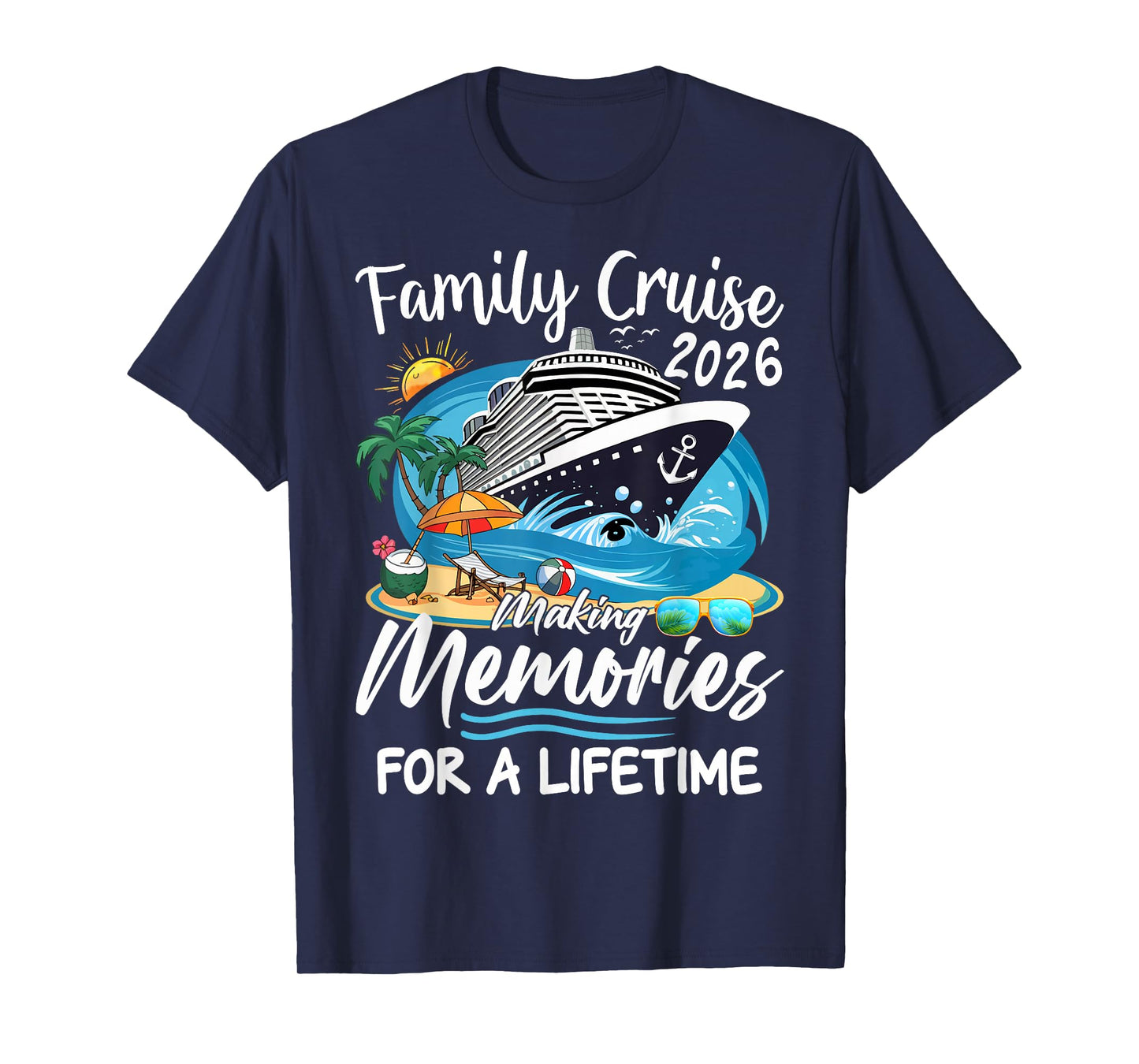 Family Cruise 2026 Family Matching Cruise Vacation Party T-Shirt