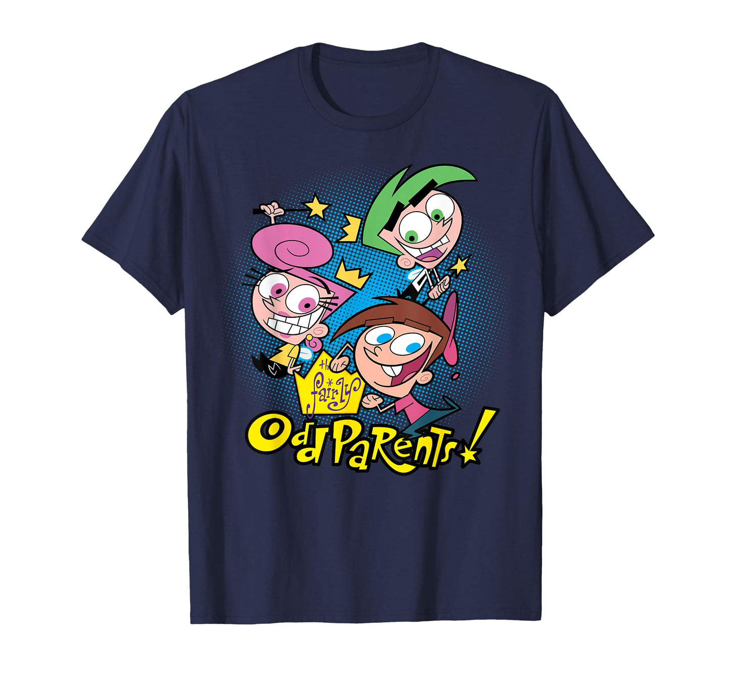 Nickelodeon The Fairly OddParents Timmy Cosmo and Wanda Tee T-Shirt