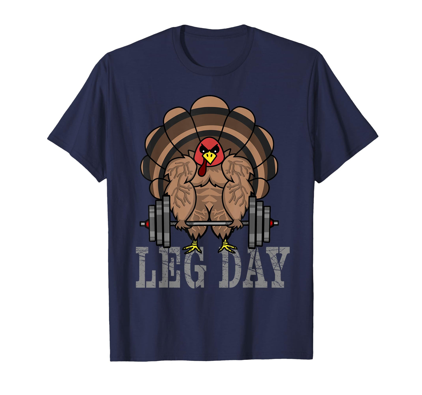 Funny Deadlifting Turkey Thanksgiving Leg Day Deadlift T-Shirt