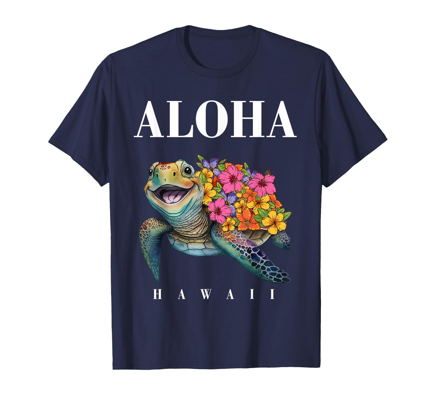 Hawaiian-Shirt Aloha Hawaii Sea Turtle Girl Women Youth Kids T-Shirt