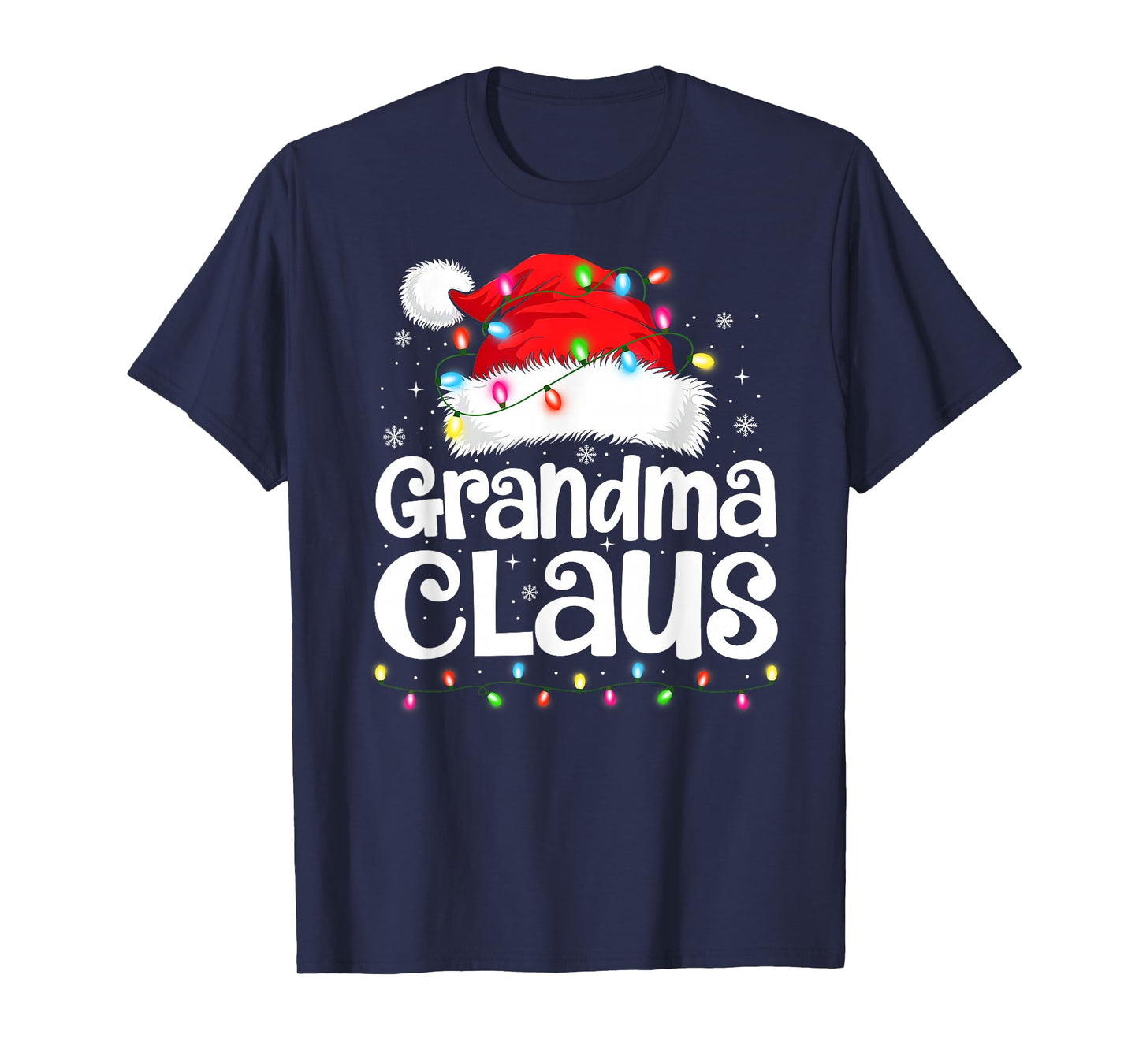 Grandma Claus Matching Family Christmas Funny Xmas Pajamas T-Shirt