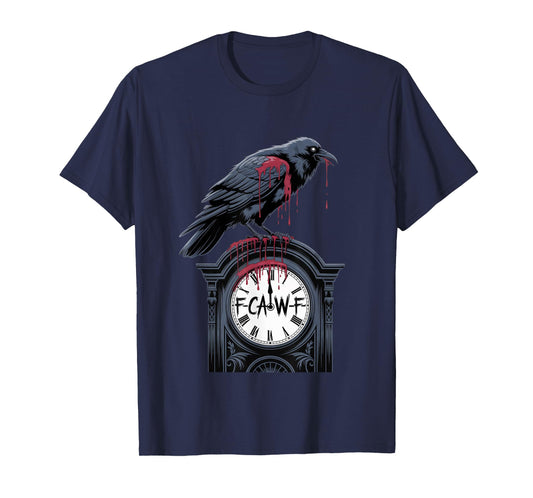 F-Caw-F Crow Funny Gothic Moon Black Bird Halloween T-Shirt