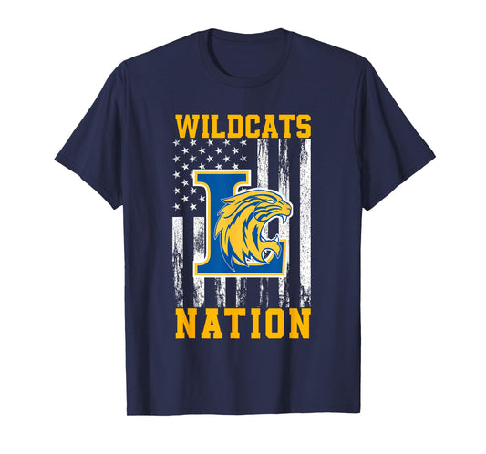 Lexington Wildcats Logo Nation HS T-Shirt