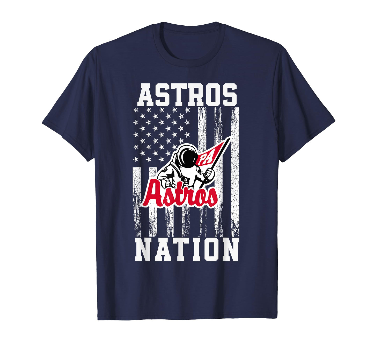 Pinkerton Astros Logo Nation HS T-Shirt