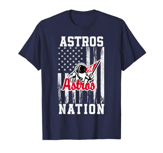 Pinkerton Astros Logo Nation HS T-Shirt