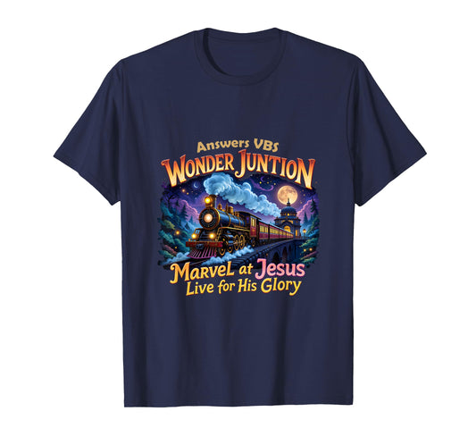 VBS 2025 Wonder Christian Camp Junction His Glory Jesus T-Shirt