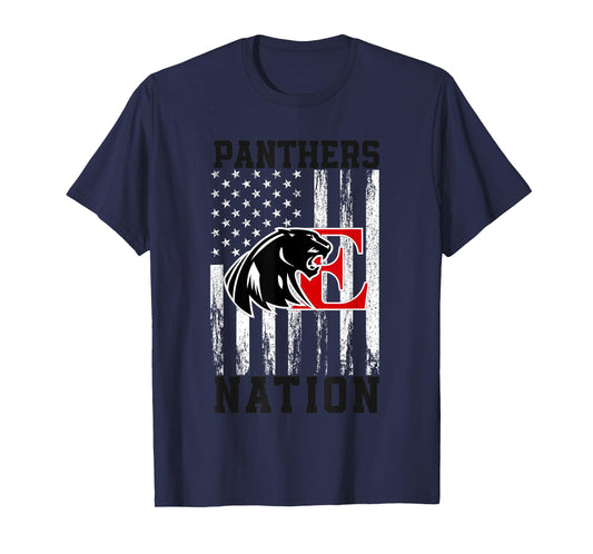 Eastbrook Panthers Logo Nation HS T-Shirt