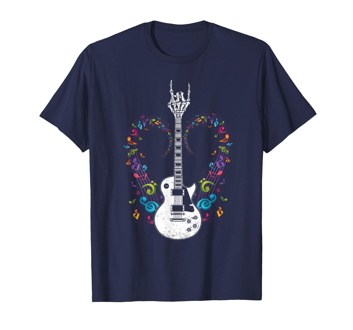 Rock and Roll Punk Rock Band Concert Guitar Accessories T-Shirt