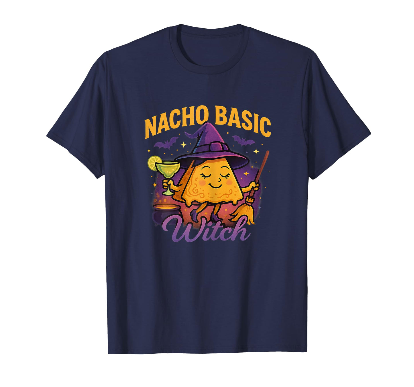 Nacho Basic Witch Halloween Design T-Shirt