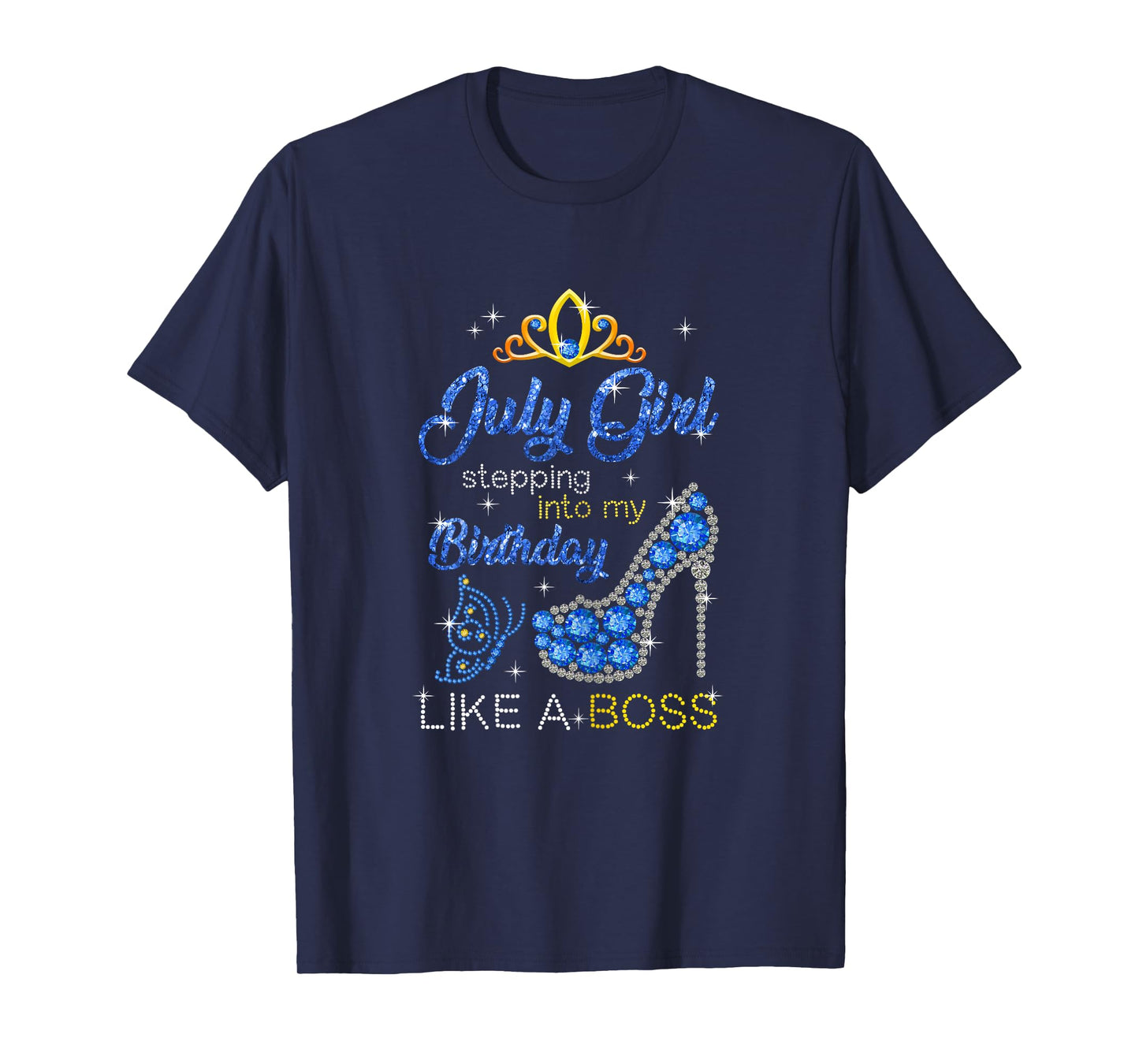 July Girl Stepping Into My Birthday Gift for Cancer Womens T-Shirt