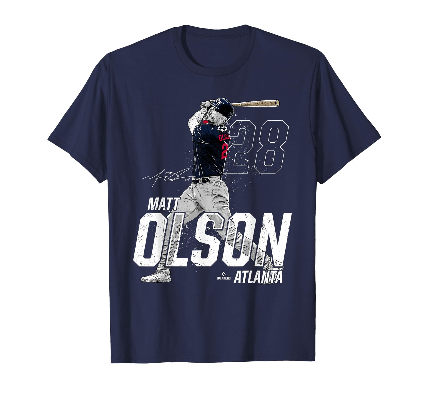 Dynamic Pose Matt Olson Atlanta Baseball MLBPA T-Shirt