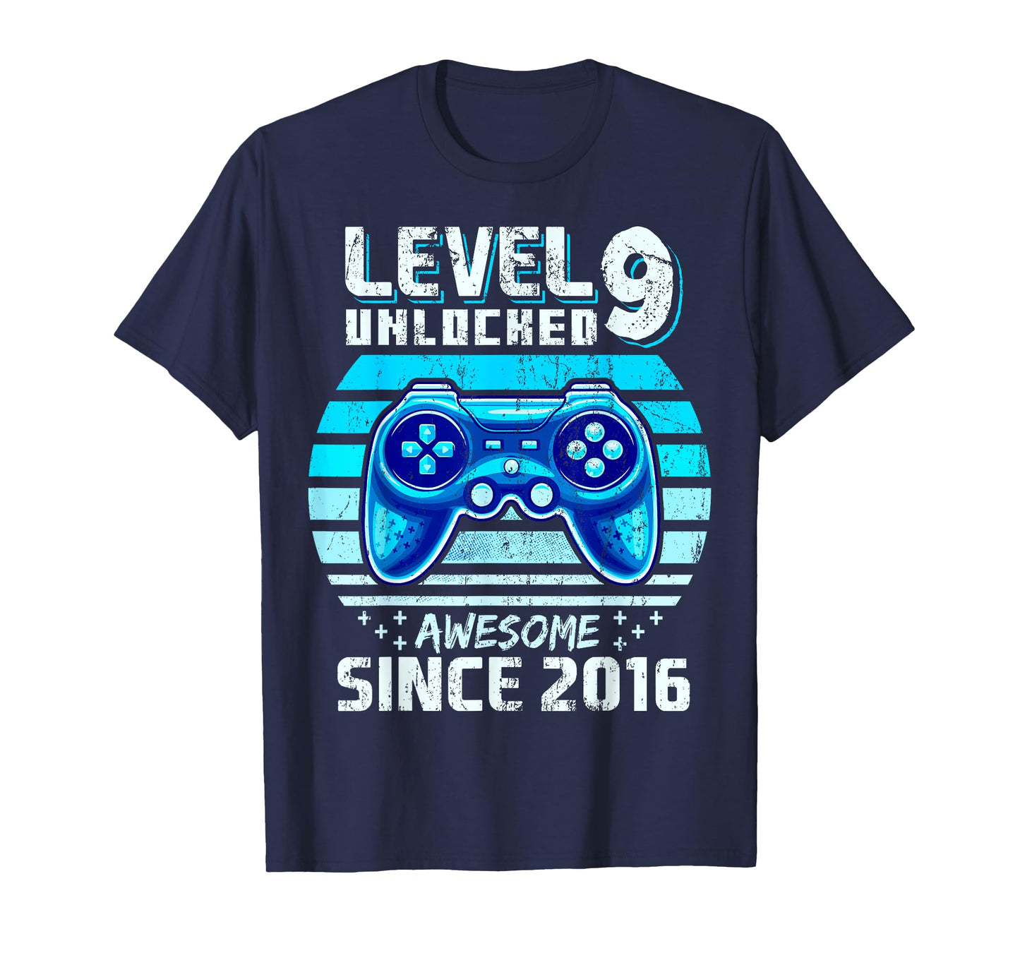 9th Birthday Boy Level 9 Gamer 9 Year Video Game Party T-Shirt