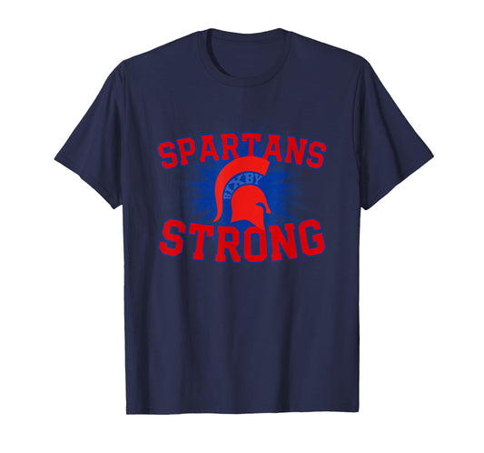 Bixby Spartans Logo Strong Flag HS T-Shirt