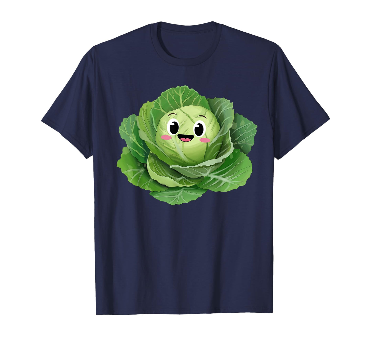Cute Cabbage Team Halloween Costume Cabbage Lover Vegan T-Shirt