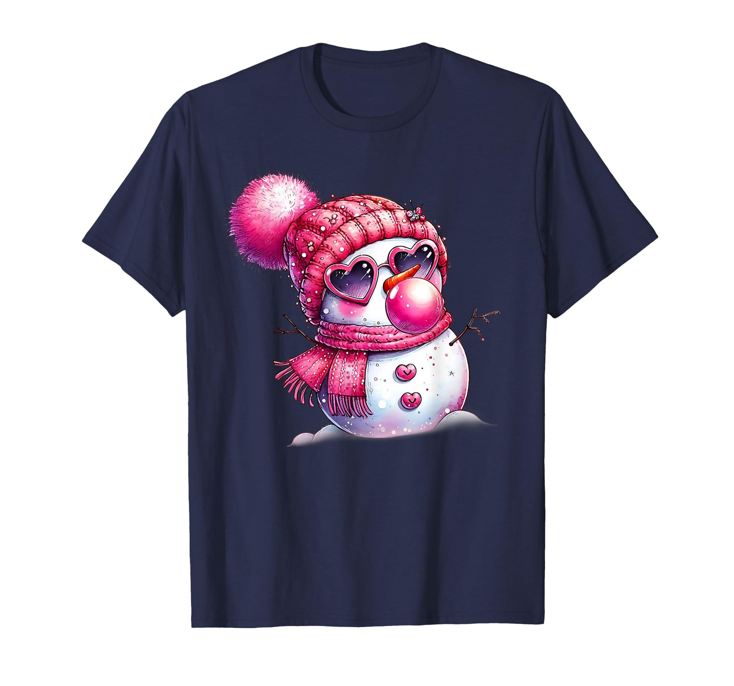Funny Snowman Merry Christmas Xmas Pajamas Snowflake Holiday T-Shirt