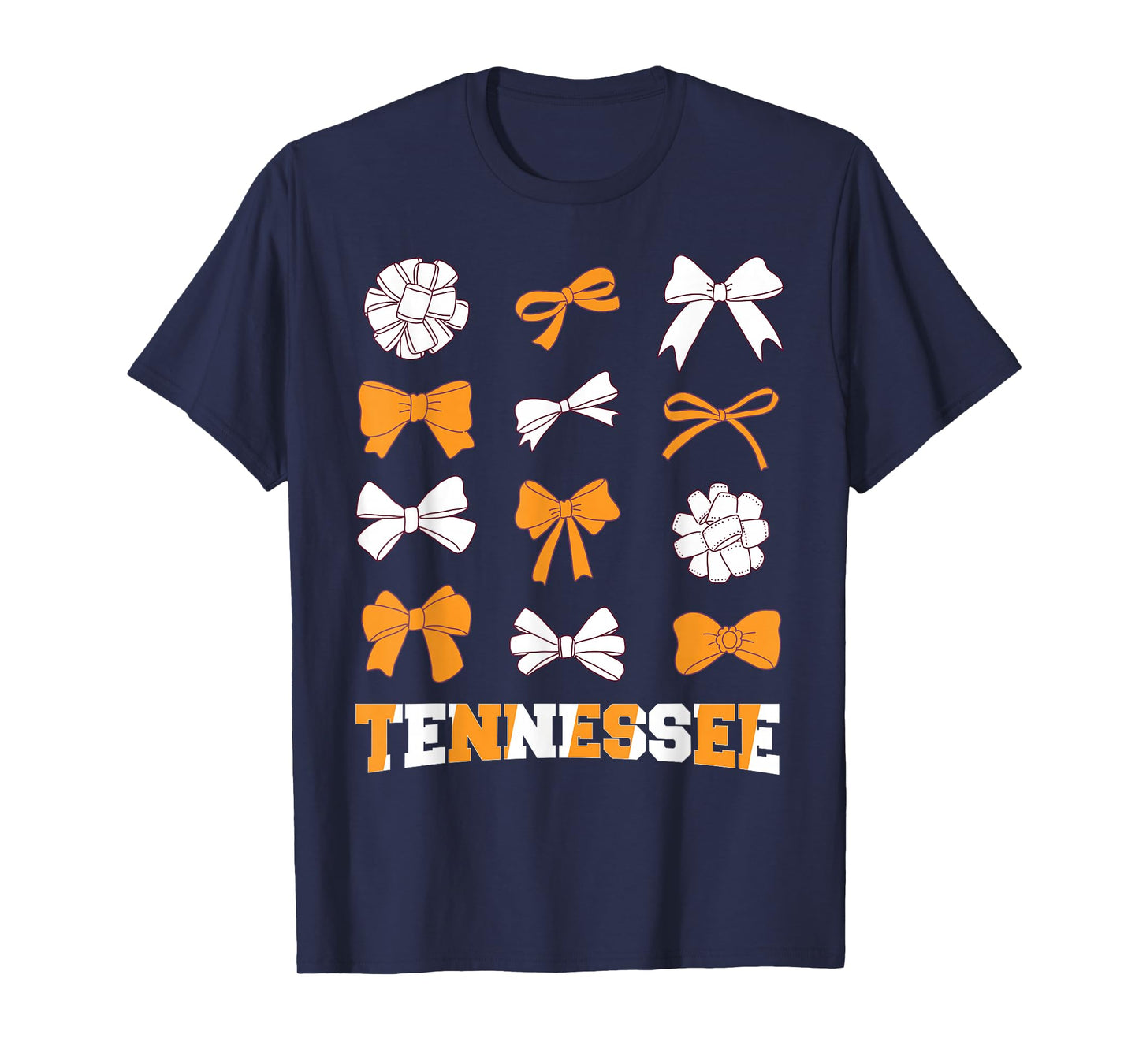 Tennessee TN Women Toddler Girls Coquette Bow State Pride T-Shirt