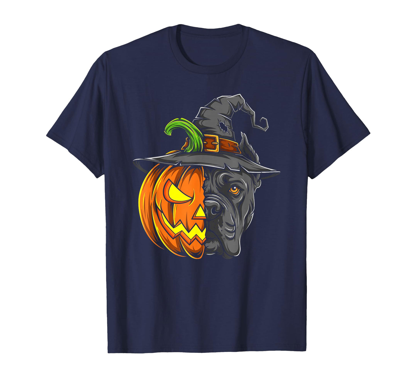 Cane Corso Pumpkin Jack O Lantern Halloween Kids Mens Womens T-Shirt