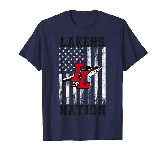 Indian Lake Lakers Logo Nation HS T-Shirt