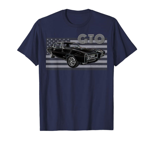 1968 1967 1965 GTO Classic Car Old School Muscle Car 64 70 T-Shirt