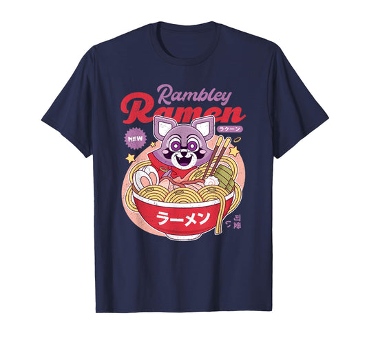 Vintage Rambley The Japanese Raccoon Ramen T-Shirt