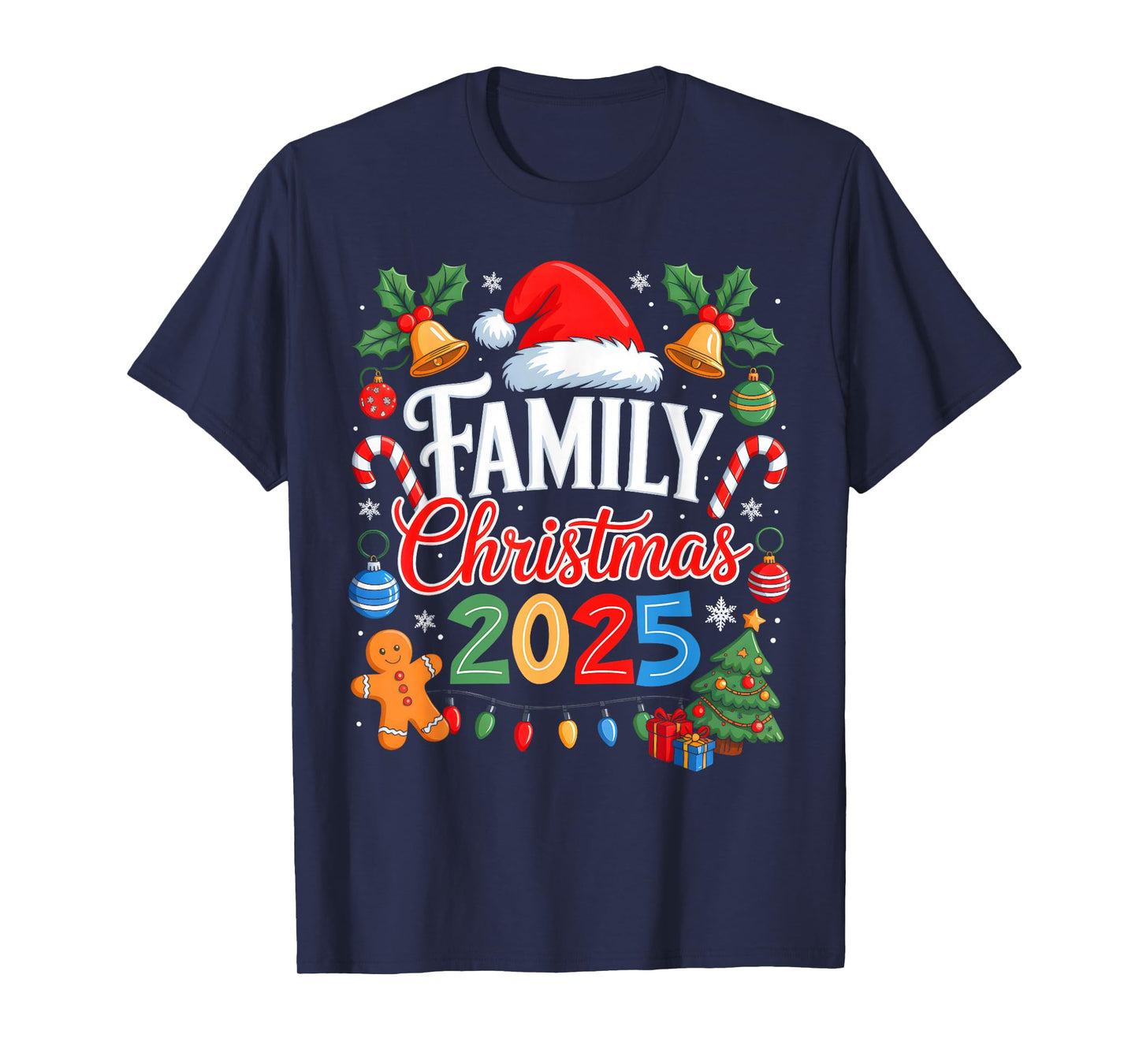 Family Christmas 2025 Matching Pajamas Xmas Family Christmas T-Shirt