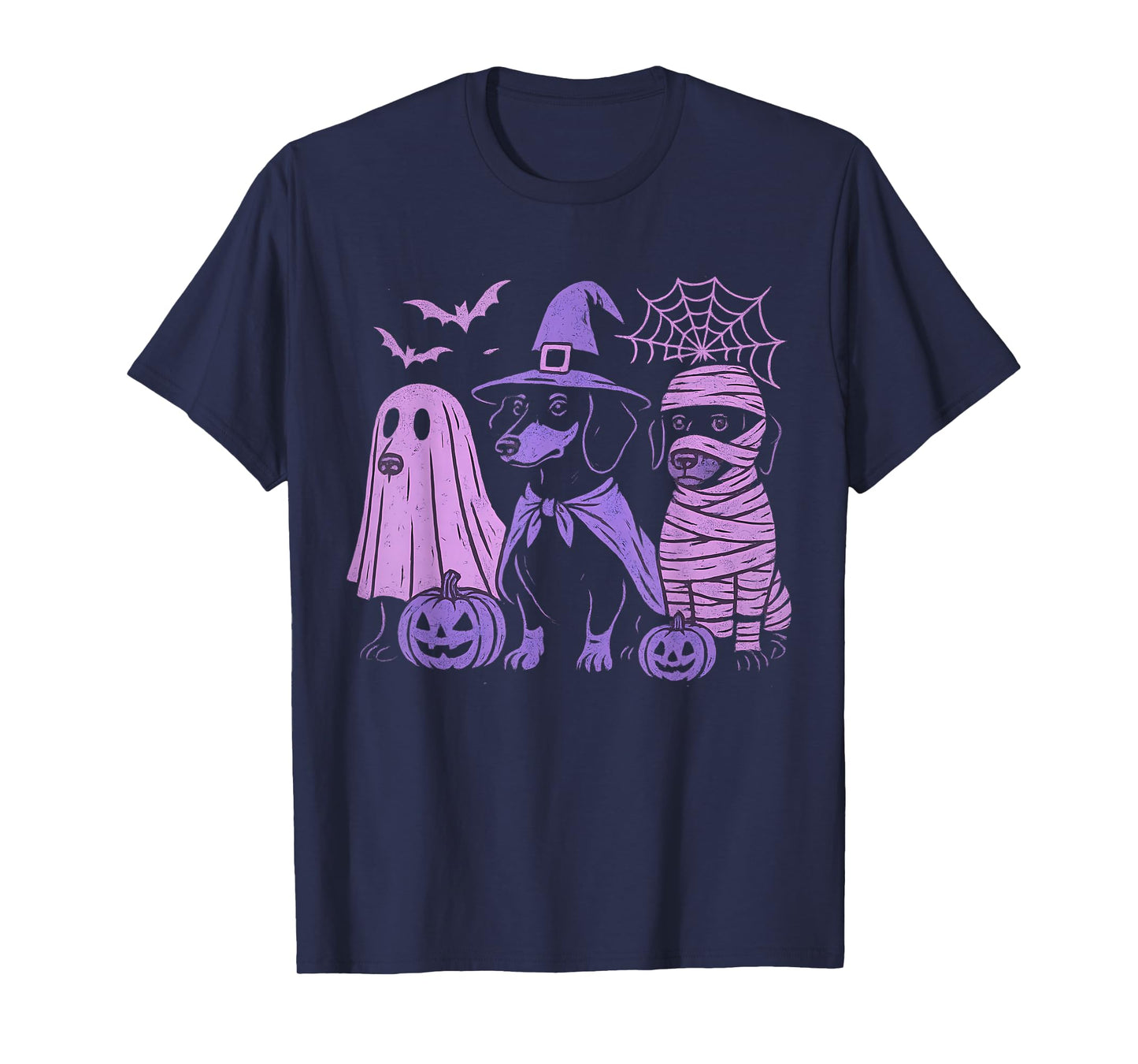 Halloweenie Dachshund Dogs Ghost Boo Witch Costume Halloween T-Shirt