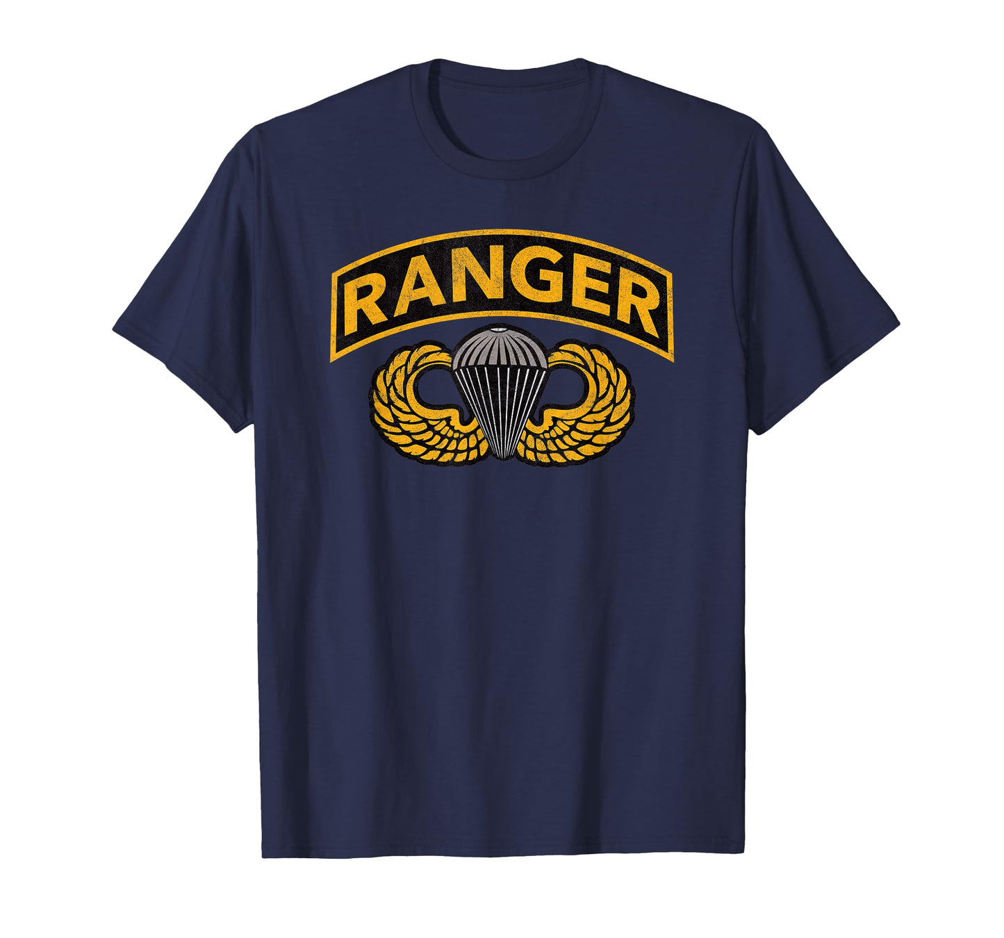 RANGER military air USA combat veteran soldier vet parachute T-Shirt
