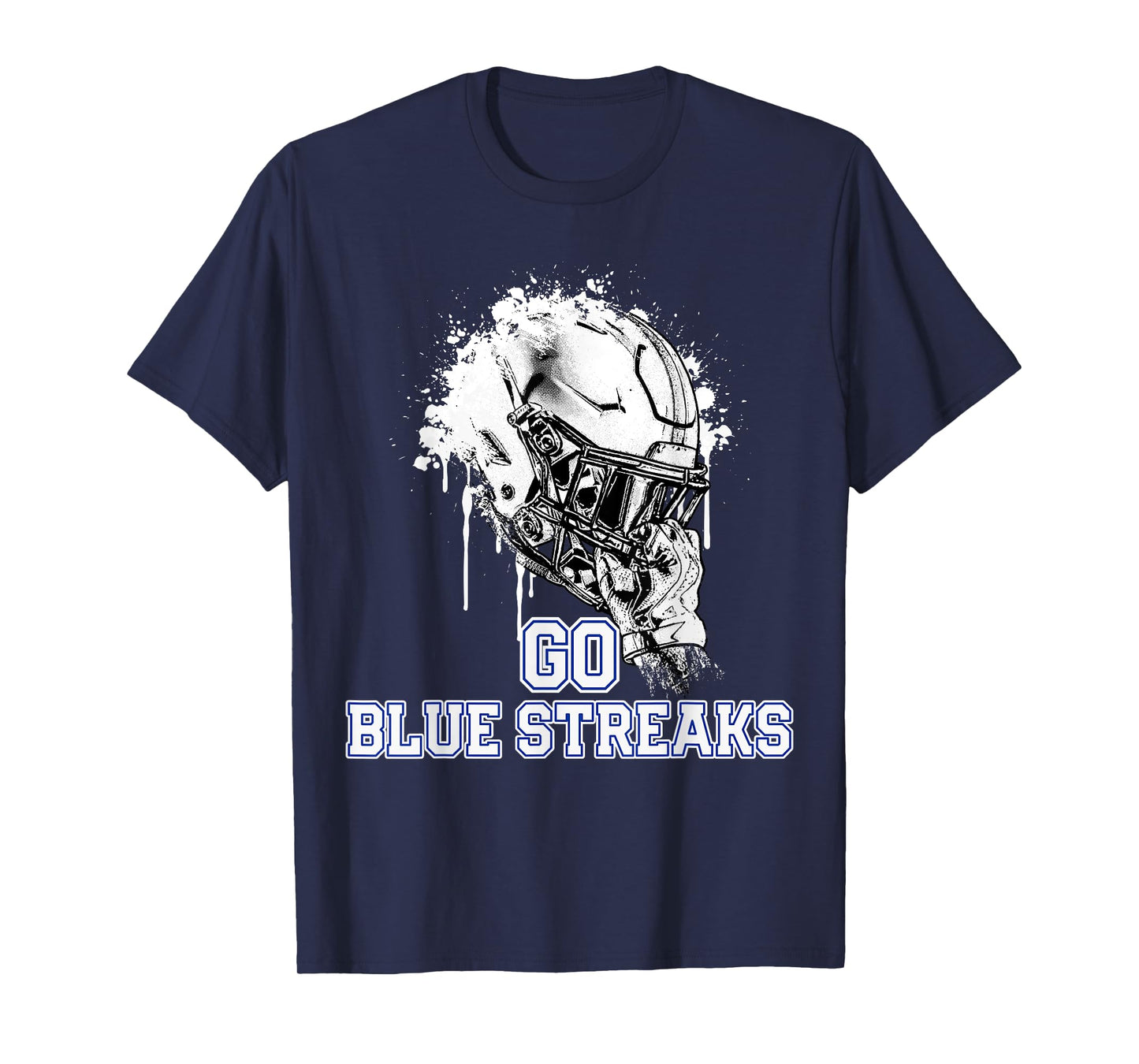 Madison Blue Streaks Rising Helmet GO! T-Shirt