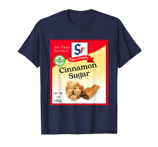 Cinnamon Sugar Condiment Holiday Spice Group Costumes T-Shirt