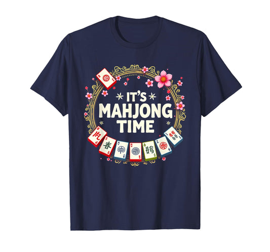 Womens Playing Mahjong With The Girls Tile Game T-Shirt