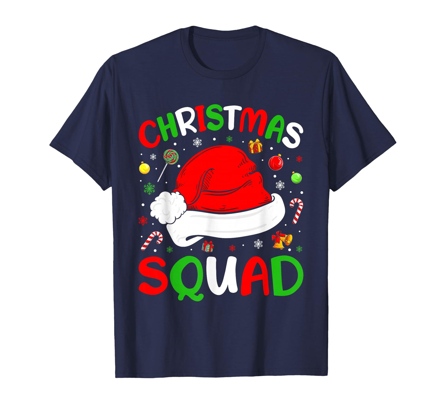 Christmas Squad Funny Xmas Tree Family Matching Pajamas Boys T-Shirt