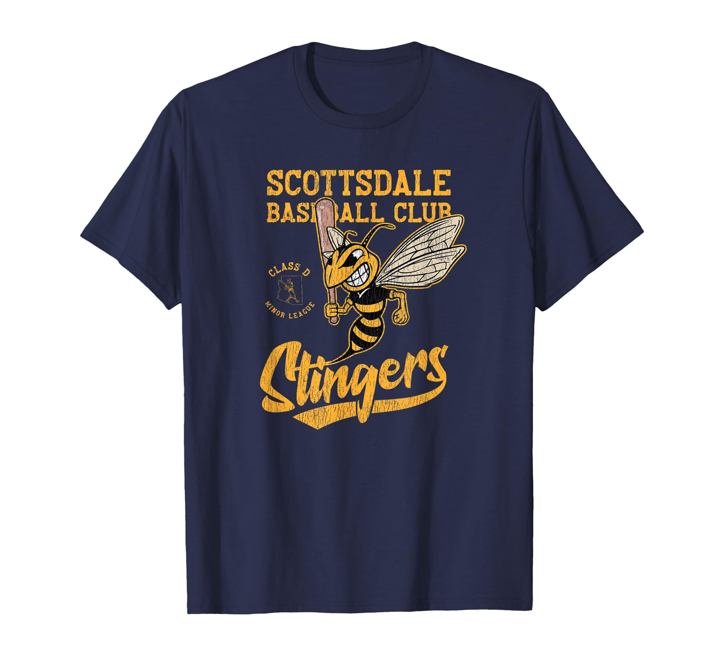 Scottsdale Stingers Retro Minor League Baseball Team T-Shirt