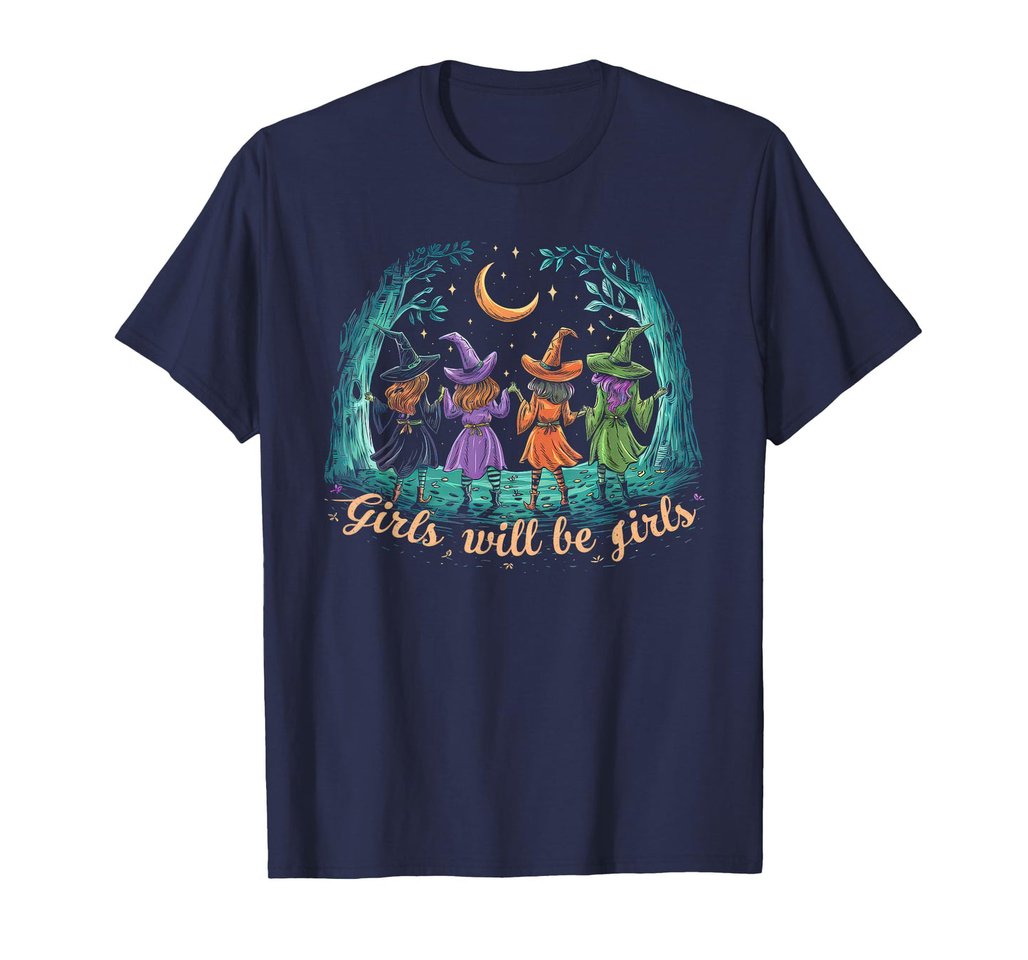 Halloween Tshirt Women Men Skeleton Witch Monster Party T-Shirt