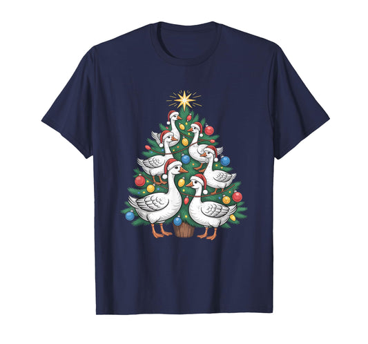 Goose Christmas Tree T-Shirt
