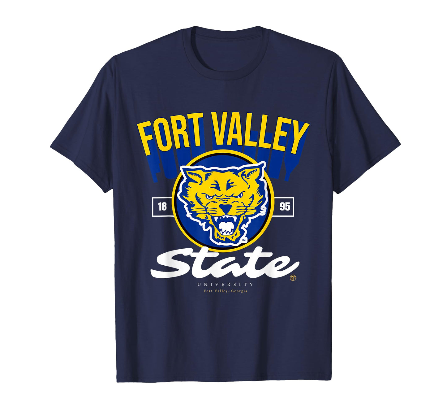 The Yard - Fort Valley State University - FVSU Fade HBCU T-Shirt