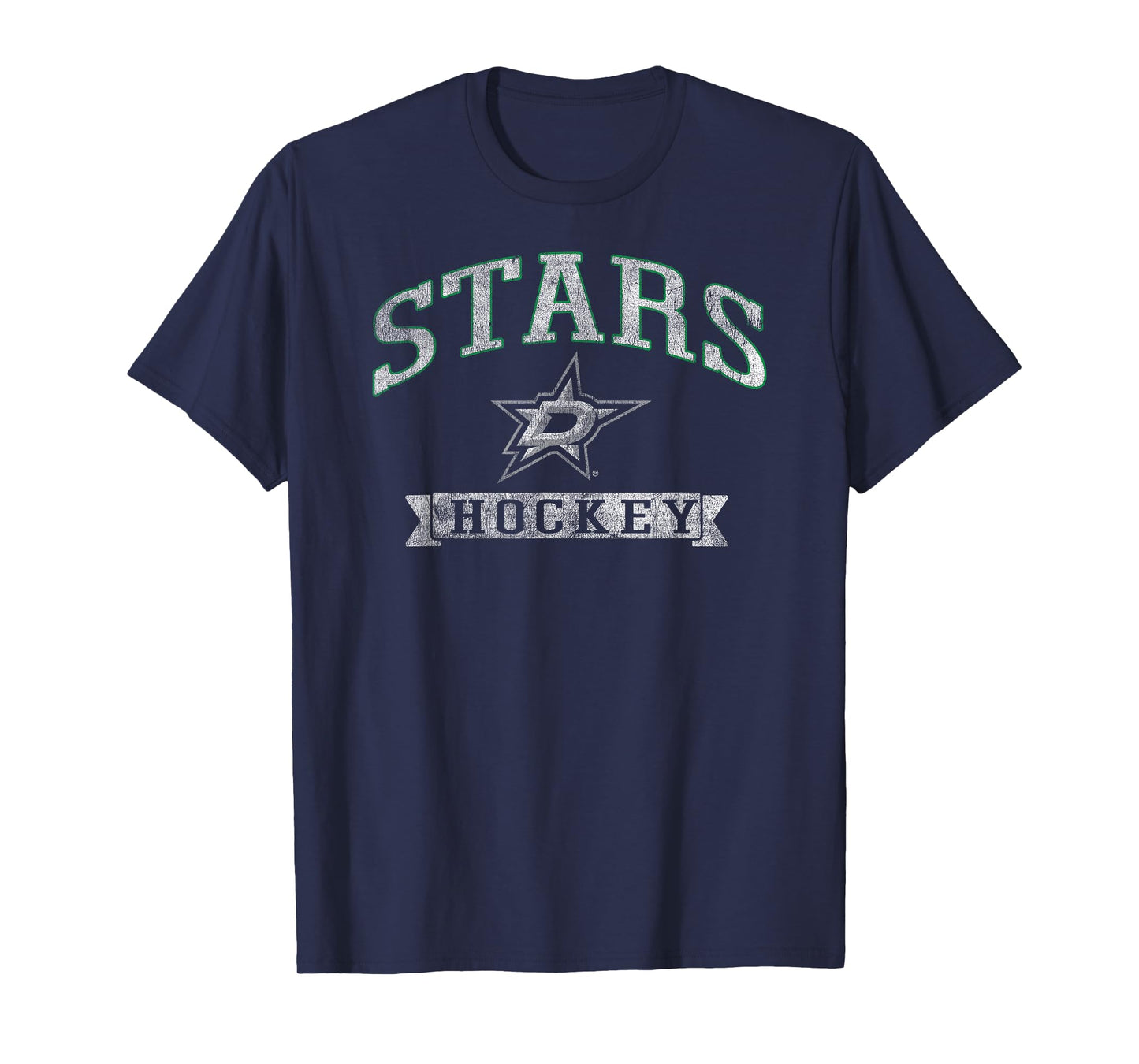 Dallas Stars Vintage Hockey Black Officially Licensed T-Shirt