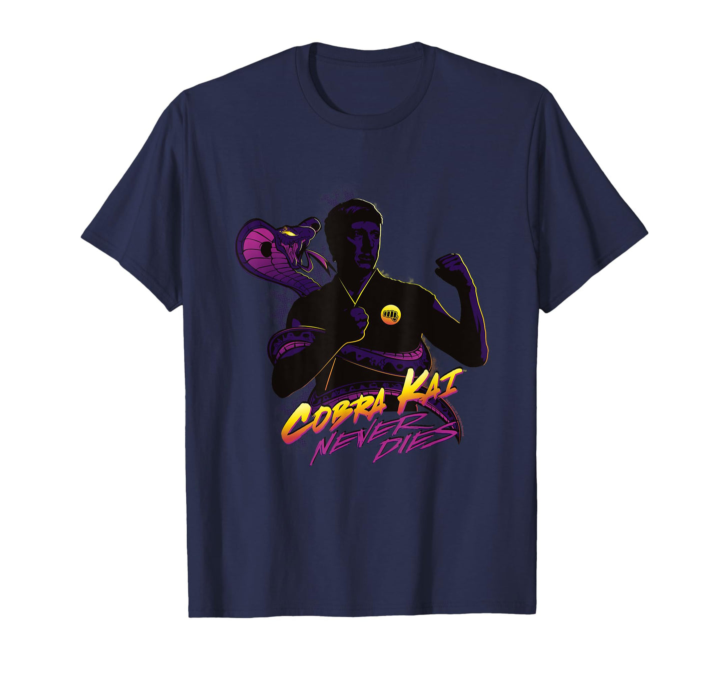 Cobra Kai Never Dies Fight Pose T-Shirt