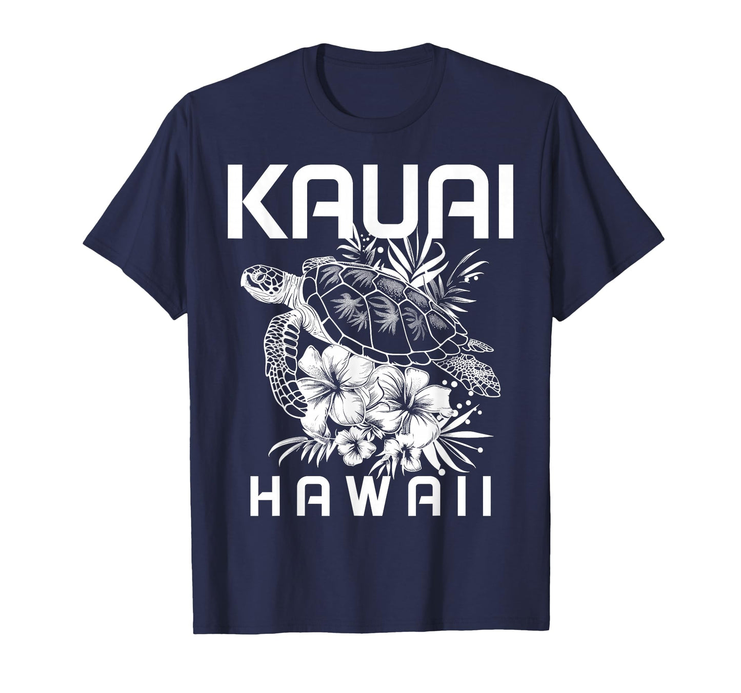 Kauai Hawaii Sea Turtle Hawaiian Surfer Souvenir T-Shirt