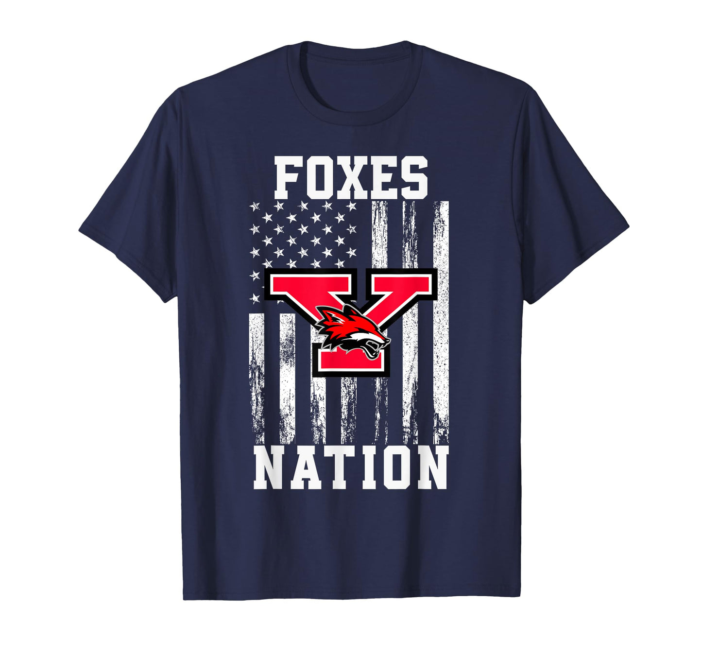 Yorkville Foxes Logo Nation HS T-Shirt