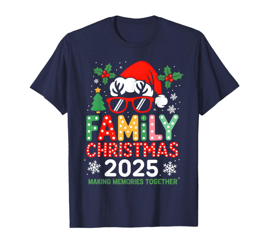 Family Christmas 2025 Christmas Squad Xmas Matching Pajamas T-Shirt
