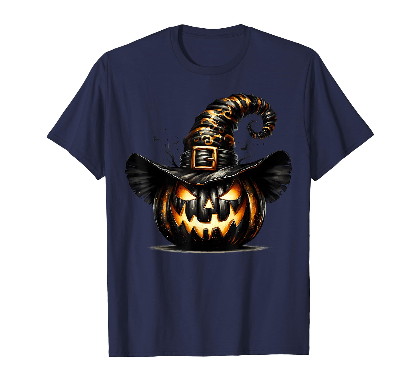 Halloween Gothic Witch Pumpkin Graphic for Witches Goth Mom T-Shirt