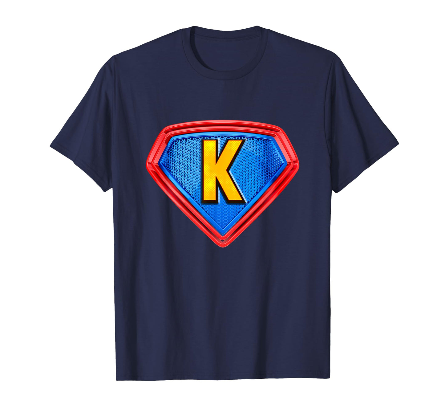 Cool Super K Alphabet Cute Initial Monogram Letter K Graphic T-Shirt