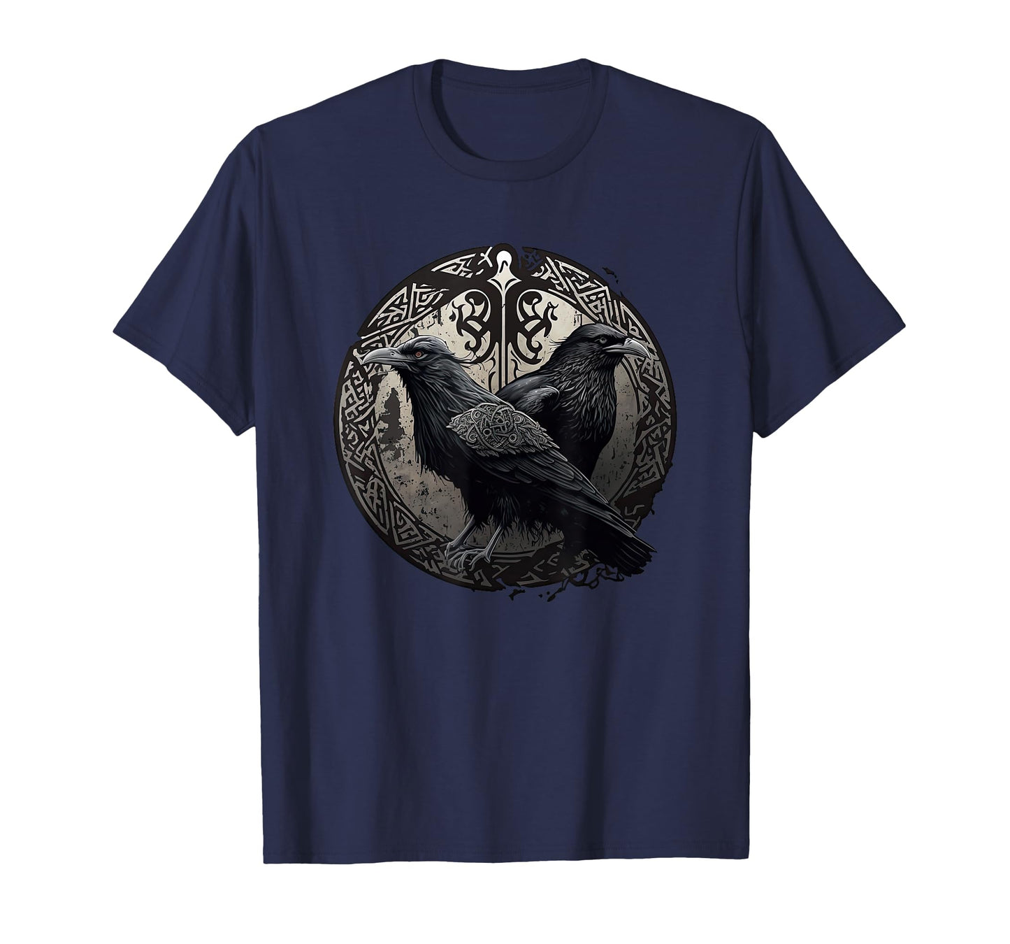 Huginn and Muninn Ravens Norse Mythology Viking Symbols T-Shirt